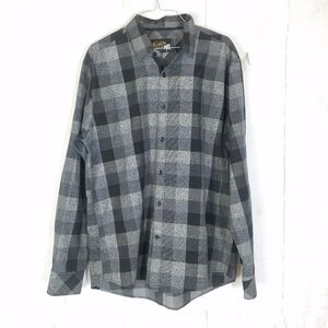 Duke's bark printed Buffalo print button down shir